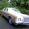 1979 Linclon continental CON4D gold color TAN 1979 Lincoln Continental car cars
