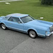 1979 Lincoln  Continental Mark V Coupe Blue 20k original miles