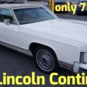 1979 Lincoln Continental only 78K MILES