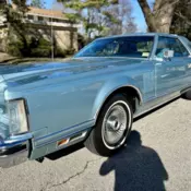 1979 Lincoln Mark V Coupe Blue