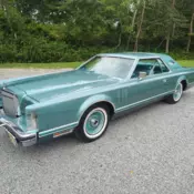 1979 Lincoln Mark V Coupe Green Base