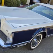 1979 Lincoln Mark V Coupe White