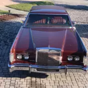 1979 Lincoln Town Car Sedan Red