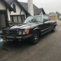 1979 Mercedes 450 SLC. Rare Black On Black Color
