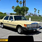 1979 Mercedes-Benz SEL 450  124000 Miles Tan Sedan V8