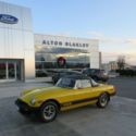 1979 MG B CONV Yellow with 90,428 Miles, for sale!