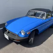 1979 MG B Convertible Blue