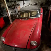 1979 MG B Red coupe