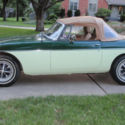 1979 MGB MK IV Convertable 2-Door  Roadster  Tutone Green w Tan Top and Interior