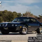 1979 Pontiac Firebird Trans Am Bandit Edition 22942 Miles Black 2D Coupe Automa