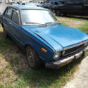 1979 TOYOTA COROLLA DELUXE 4 DOOR 101751 MILES FRONT DAMAGE FENDER HOOD OCALA FL