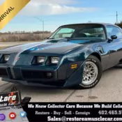 1979 Trans AM 6.6 Litre Automatic, WS6, AC, Nocturne Blue, Beautiful Restoration