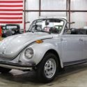 1979 Volkswagen Beetle  76109 Miles Diamond Silver Convertible 1600cc I4 4 Speed