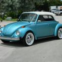 1979 VOLKSWAGEN BEETLE CONVERTIBLE FACTORY A/C FINAL YEAR TURQUOISE WHITE WOW
