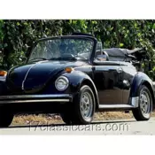 1979 VOLKSWAGEN OLD BEETLE, BLACK with 49,000 Miles available now!
