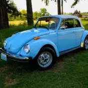 1979 Volkswagen Super Beetle Convertible KARMANN 4CL 4speed Fuel injected VW BUG