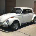 1979 VOLKSWAGEN SUPER BEETLE CONVERTIBLE TRIPLE WHITE ONLY 25K MILES MUST SEE