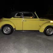 1979 Volkswagen Super Beetle Convertible Yellow