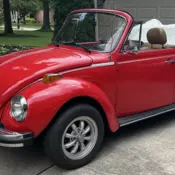 1979 Volkswagen Super Beetle Red