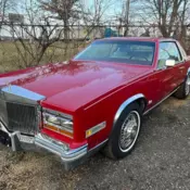 1980 Cadillac Eldorado Coupe Red