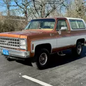 1980 Chevrolet Blazer K5 SILVERADO 2DR COVERTIBLE 5.7L 350 V8 CALIFORNIA SUV