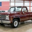 1980 Chevrolet C-10 Big 10 23141 Miles Dark Carmine Pickup Truck 350ci V8 Automa