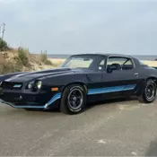 1980 Chevrolet Camaro Z28 4-speed 39340 Miles,Dark Blue Coupe 5.7 Liter V8 Manua