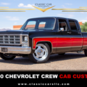 1980 Chevrolet Crew Cab Custom - 5.3L FI Vortec V8 - Custom Wheels - Must See!!