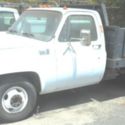 1980 CHEVY Custom Deluxe 30 Flatbed / Stake Dump Truck - RTAuctions**