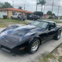 1980 corvette 4-speed, 49k orig. miles, blk/blk