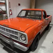 1980 Dodge D150 Pickup Orange