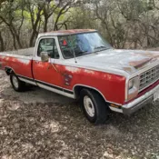 1980 Dodge Ram Red RWD Manual Prospector
