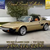 1980 Fiat X1/9 for sale!