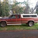 1980 Ford F250 with towing package and canopy