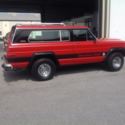 1980 Jeep Cherokee Chief Widetrack S, Red Exterior w/ Red & Black Interior