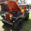 1980 Jeep CJ - 4X4 - great cond. custom orange/black LOW MILES