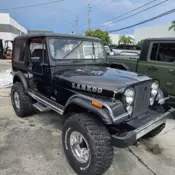 1980 Jeep CJ-7 Black laredo