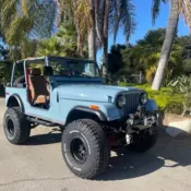 1980 Jeep CJ-7 Blue Restomod LS Swap