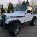 1980 Jeep CJ-7 SUV White 4WD Manual Laredo
