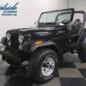 1980 Jeep CJ5  69888 Miles Black Jeep 304 V8 4 Speed Manual