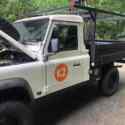 1980 Land Rover Defender 110 Pickup White AWD Manual HCPU
