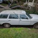 1980 Mercedes Benz 300td wagon w123 non turbo get running or parts make offer