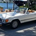 1980 Mercedes-Benz 450SL 64k Miles  Two Owners  White Over Tan  New Soft Top