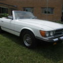 1980 Mercedes Benz 450SL Convertible - White with Saffron Leather - 29K Miles