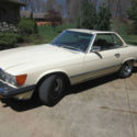 1980 Mercedes-Benz 450SL V8 Comvertible Yellow with Hard Top  and Soft Top