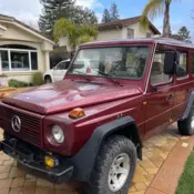 1980 Mercedes-Benz G-Class SUV Red 300GD