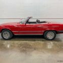 1980 Mercedes-Benz SL-Class 450SL Red over Chocolate Convertible