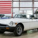 1980 MG B  74753 Miles White Convertible 4-Cylinder 4-Speed Manual
