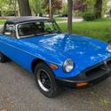 1980 MGB CONVERTIBLE BLUE 4CYL 4/SPEED OVER $10,000 INVESTED