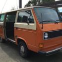 1980 orange VW Vanagon, in excellent shape, needs some mechanical work
